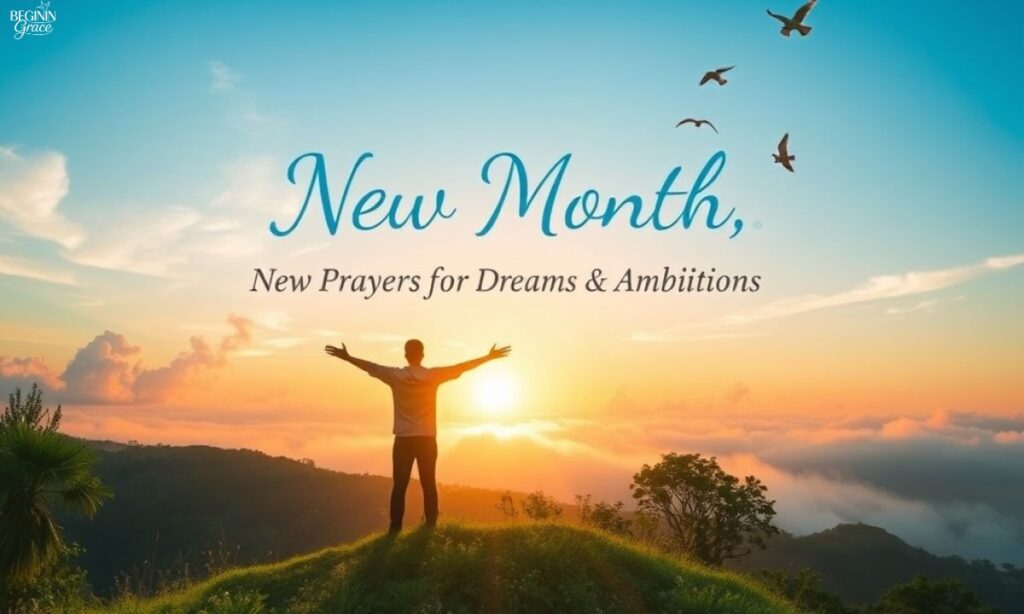 New Month Prayers for His Dreams and Ambitions