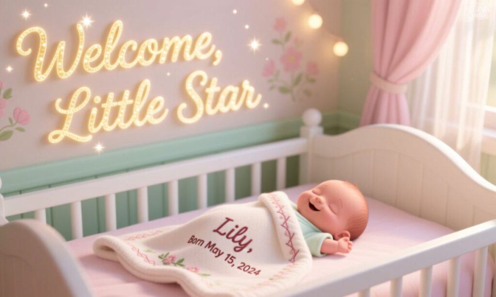 Personalized Newborn Baby Wishes