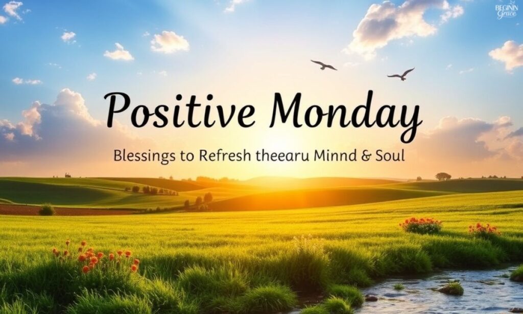 Positive Monday Blessings to Refresh Your Mind and Soul