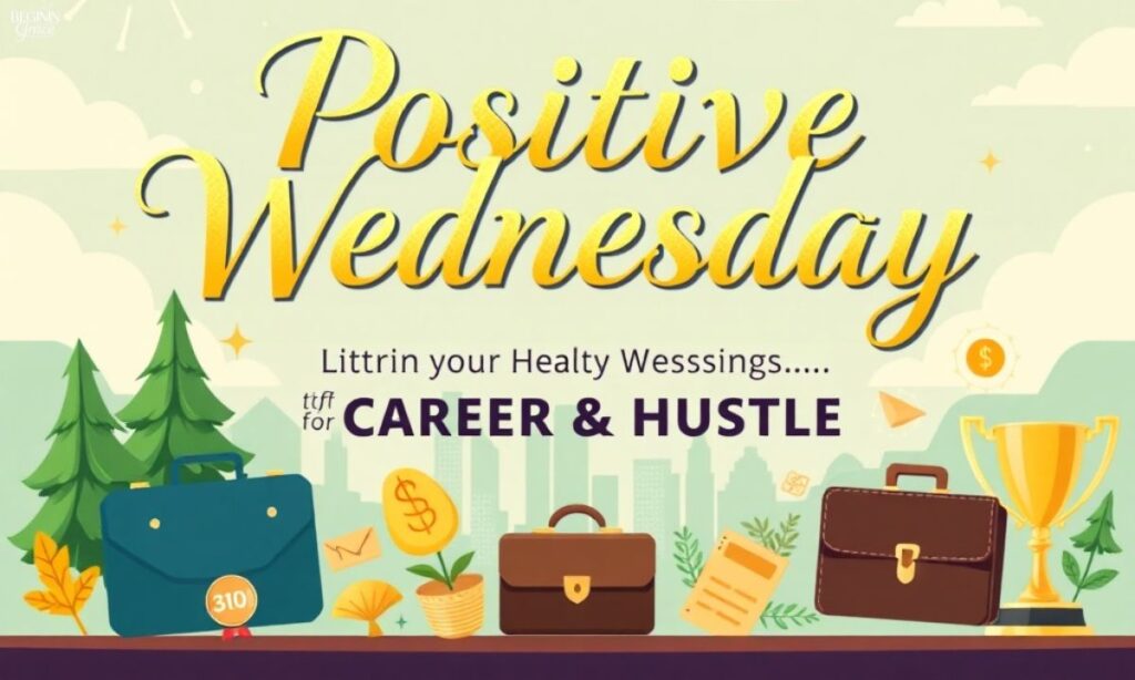 Positive Wednesday Blessings for Career & Hustle