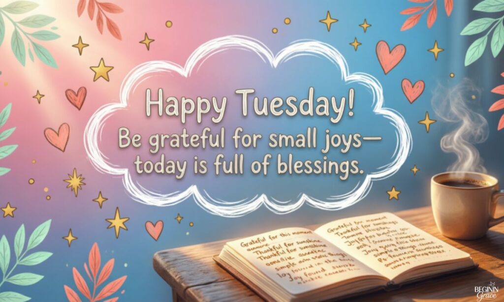 Positive and Grateful Tuesday Messages