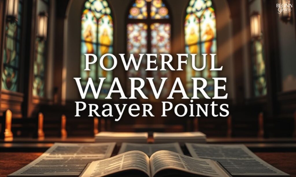 Powerful Warfare Prayer Points for the Church with Scriptures