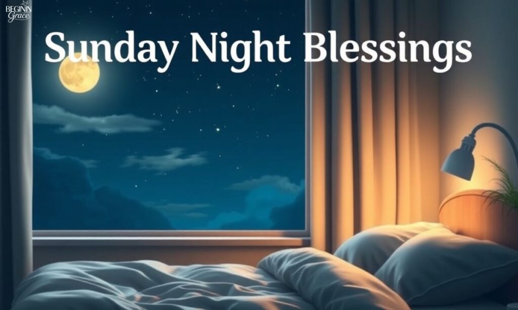 Sunday Night Blessings for a Restful Night and Calm Sleep