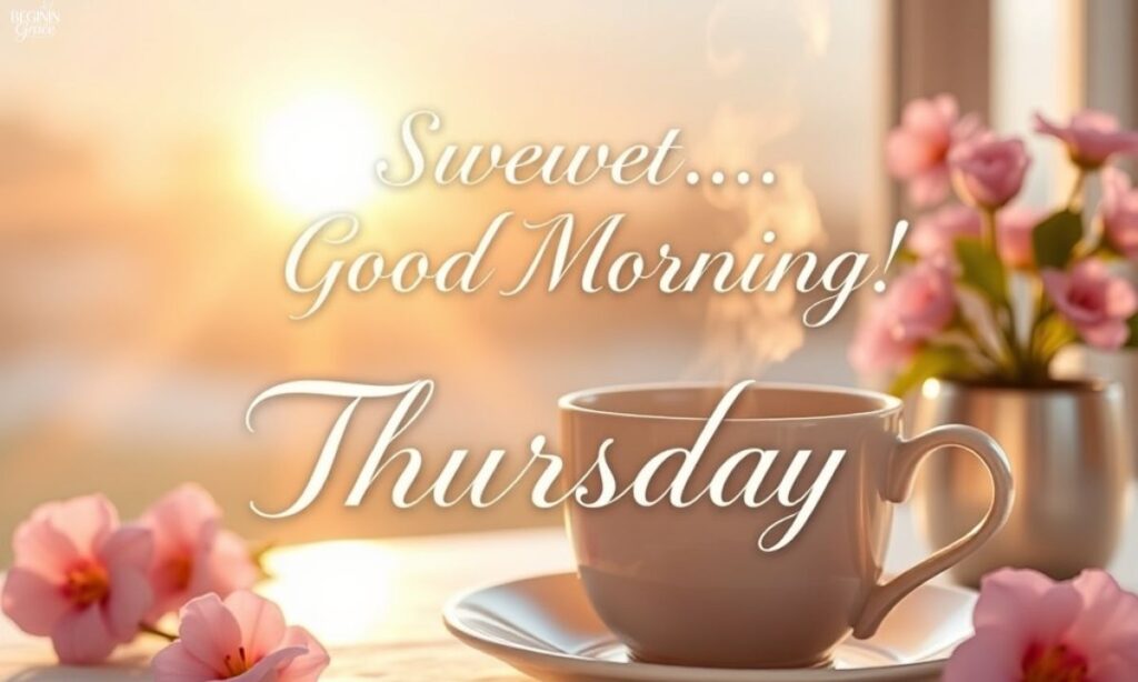 Sweet Good Morning Thursday Wishes