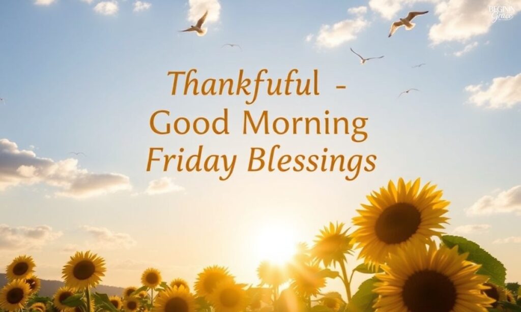 Thankful Good Morning Friday Blessings