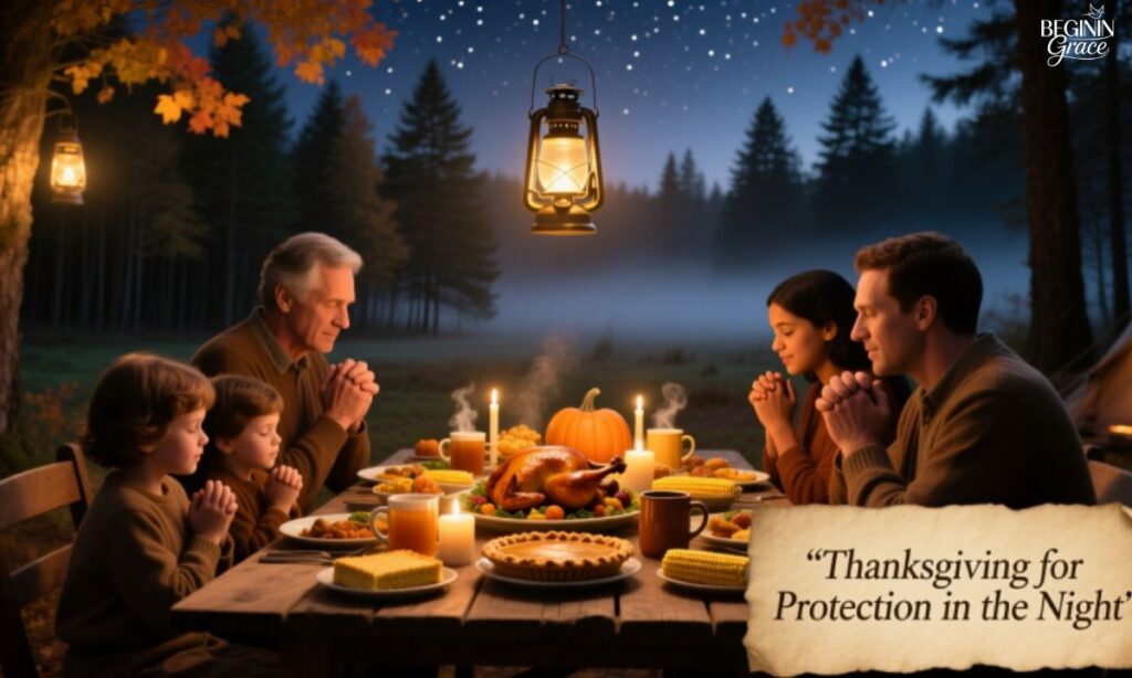 Thanksgiving for Protection in the Night