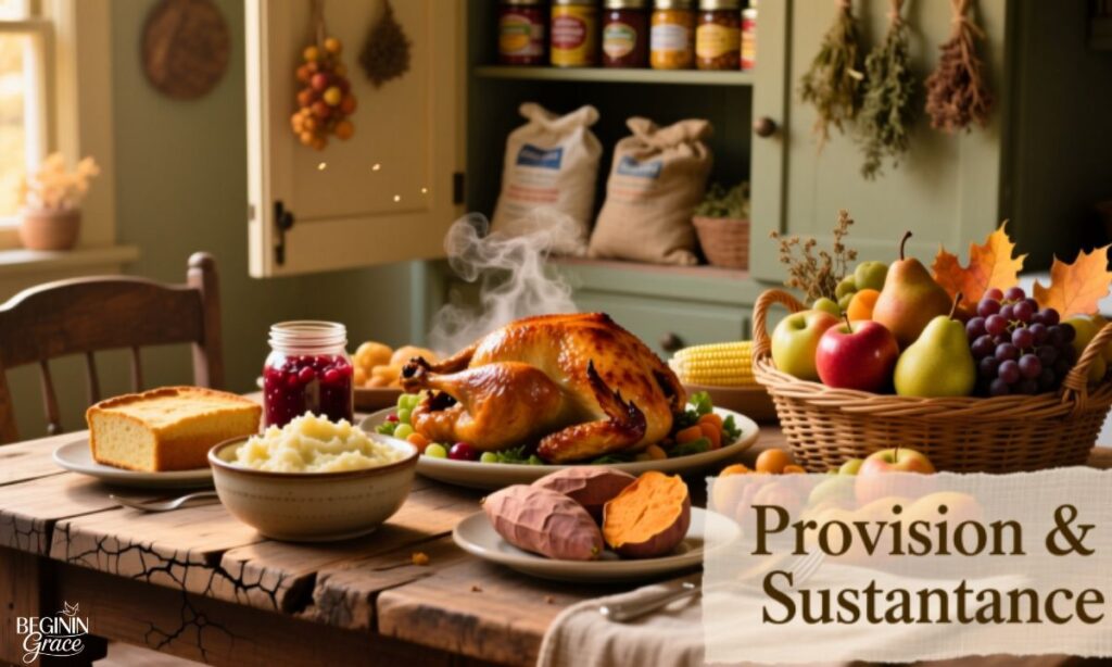 Thanksgiving for Provision and Sustenance