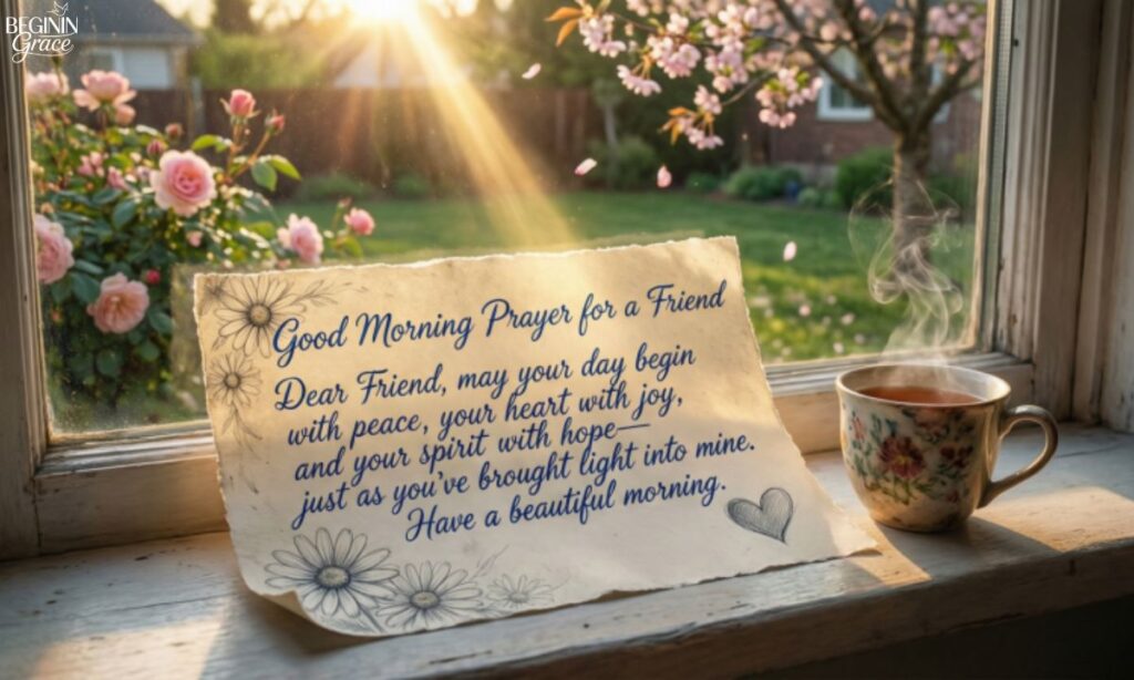 Good Morning Prayer for a Friend to Make Her Smile